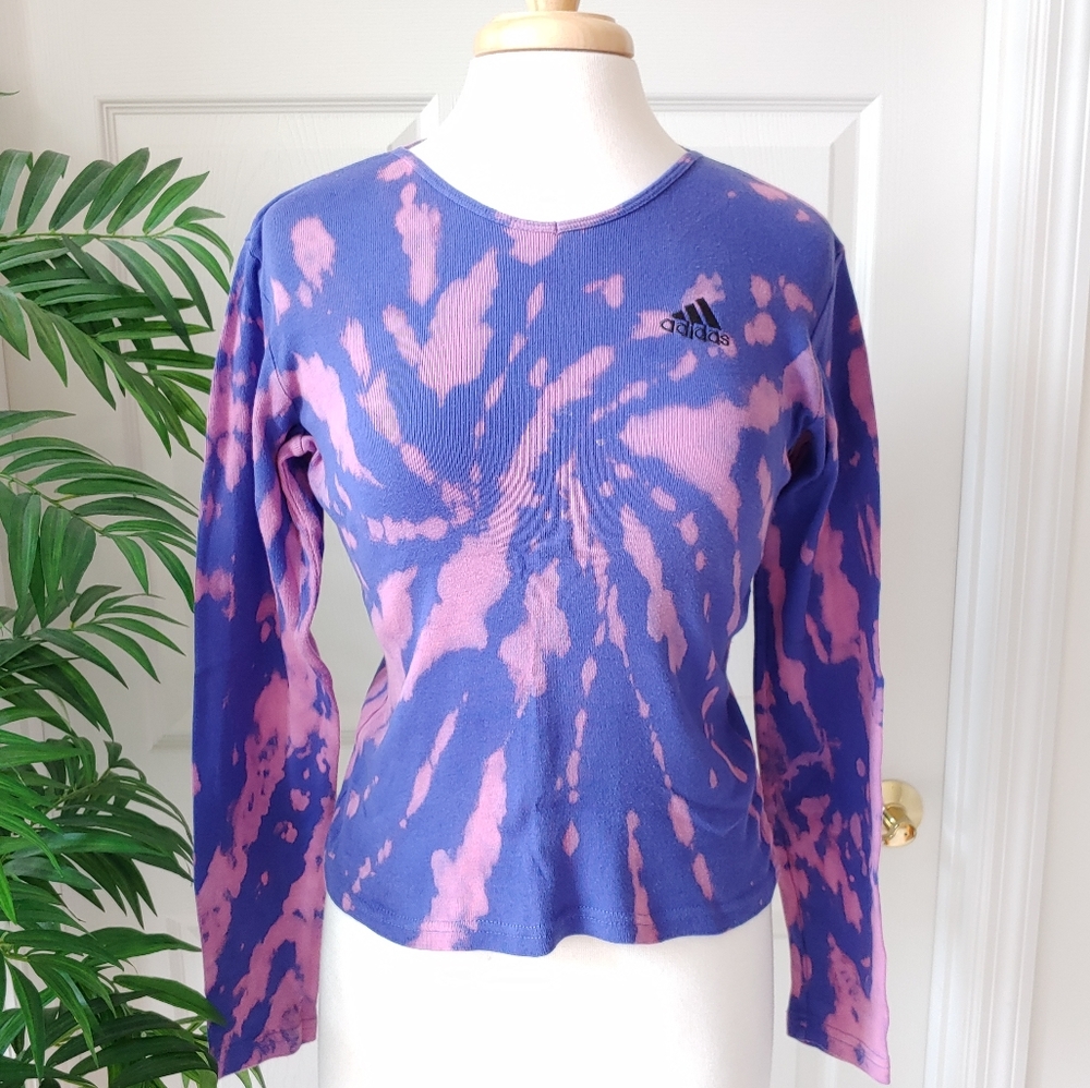 Adidas Tie Dye Long Sleeve Shirt